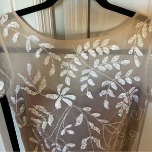 Beautiful tan dress for Fermat occasion… like new